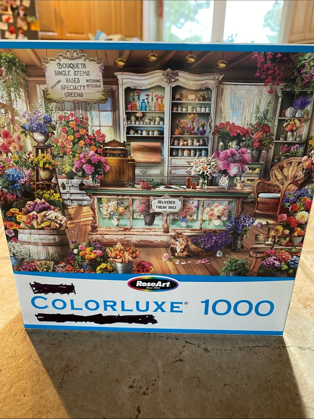 Colorful Flower Shop 1000-Piece Puzzle by RoseArt